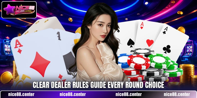Clear dealer rules guide every round choice Clear dealer rules guide every round choice