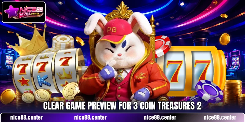 Clear game preview for 3 Coin Treasures 2