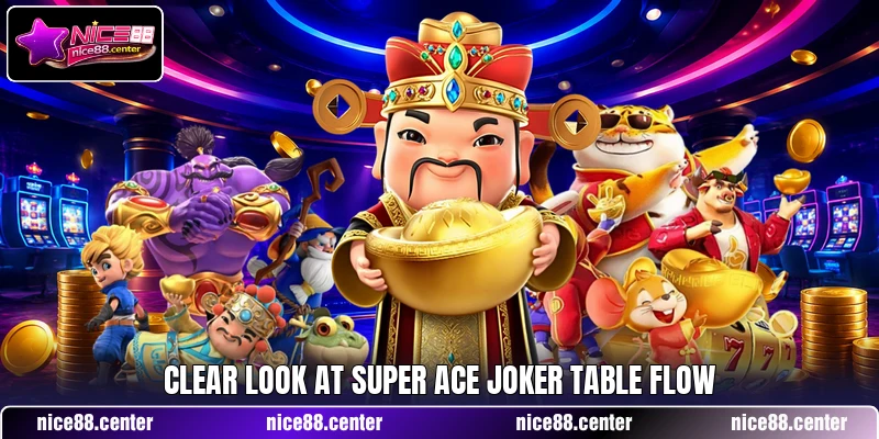 Clear look at super ace joker table flow