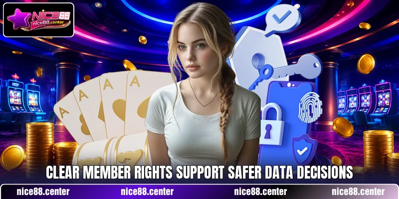 Clear member rights support safer data decisions Clear member rights support safer data decisions
