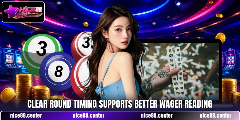Clear round timing supports better wager reading Clear round timing supports better wager reading