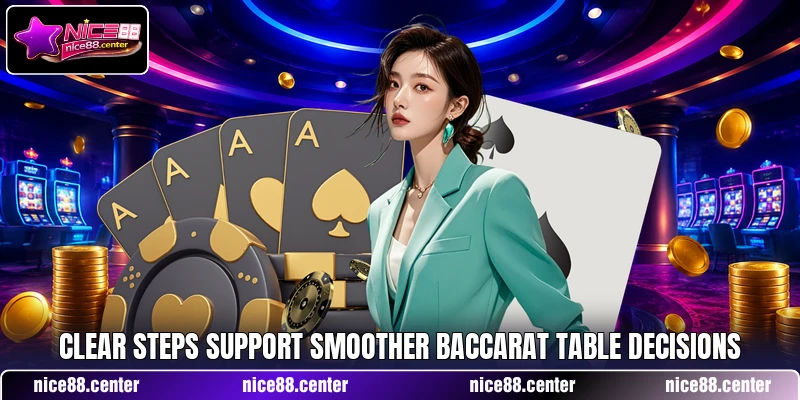 Clear steps support smoother baccarat table decisions Clear steps support smoother baccarat table decisions