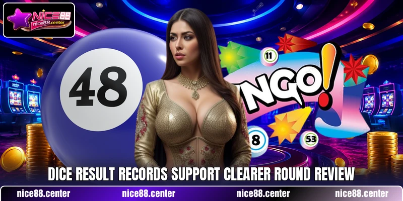 Dice result records support clearer round review Dice result records support clearer round review