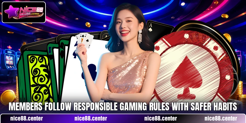 Members follow responsible gaming rules with safer habits Members follow responsible gaming rules with safer habits