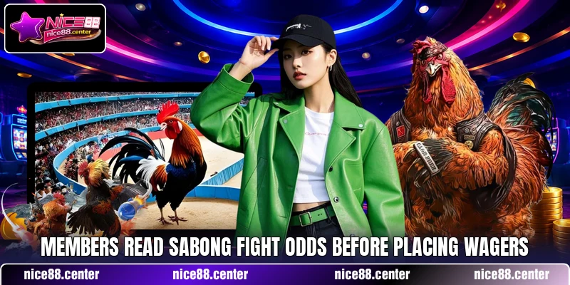 Members read Sabong Fight Odds before placing wagers