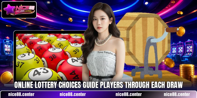 Online lottery choices guide players through each draw