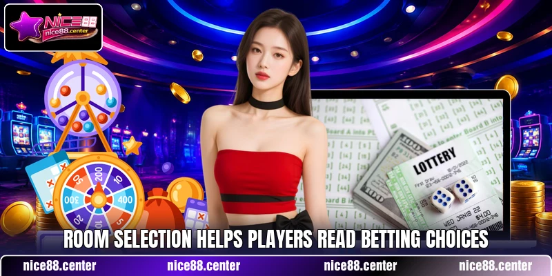Room selection helps players read betting choices Room selection helps players read betting choices