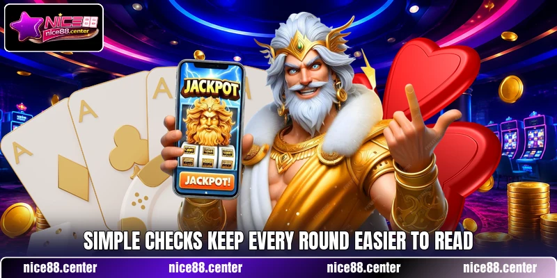 Simple checks keep every round easier to read