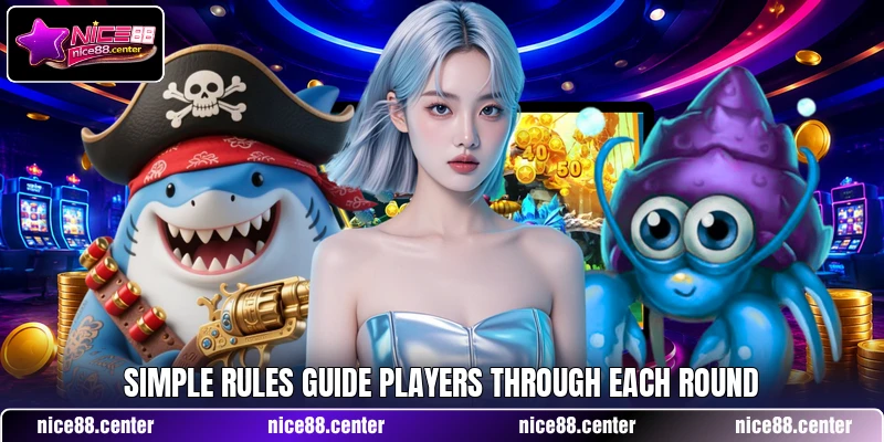 Simple rules guide players through each round