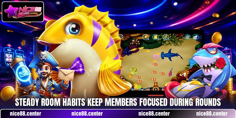 Steady room habits keep members focused during rounds