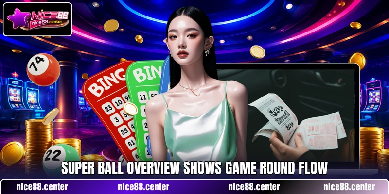 Super Ball overview shows game round flow Super Ball overview shows game round flow