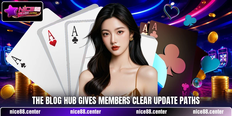 The blog hub gives members clear update paths The blog hub gives members clear update paths